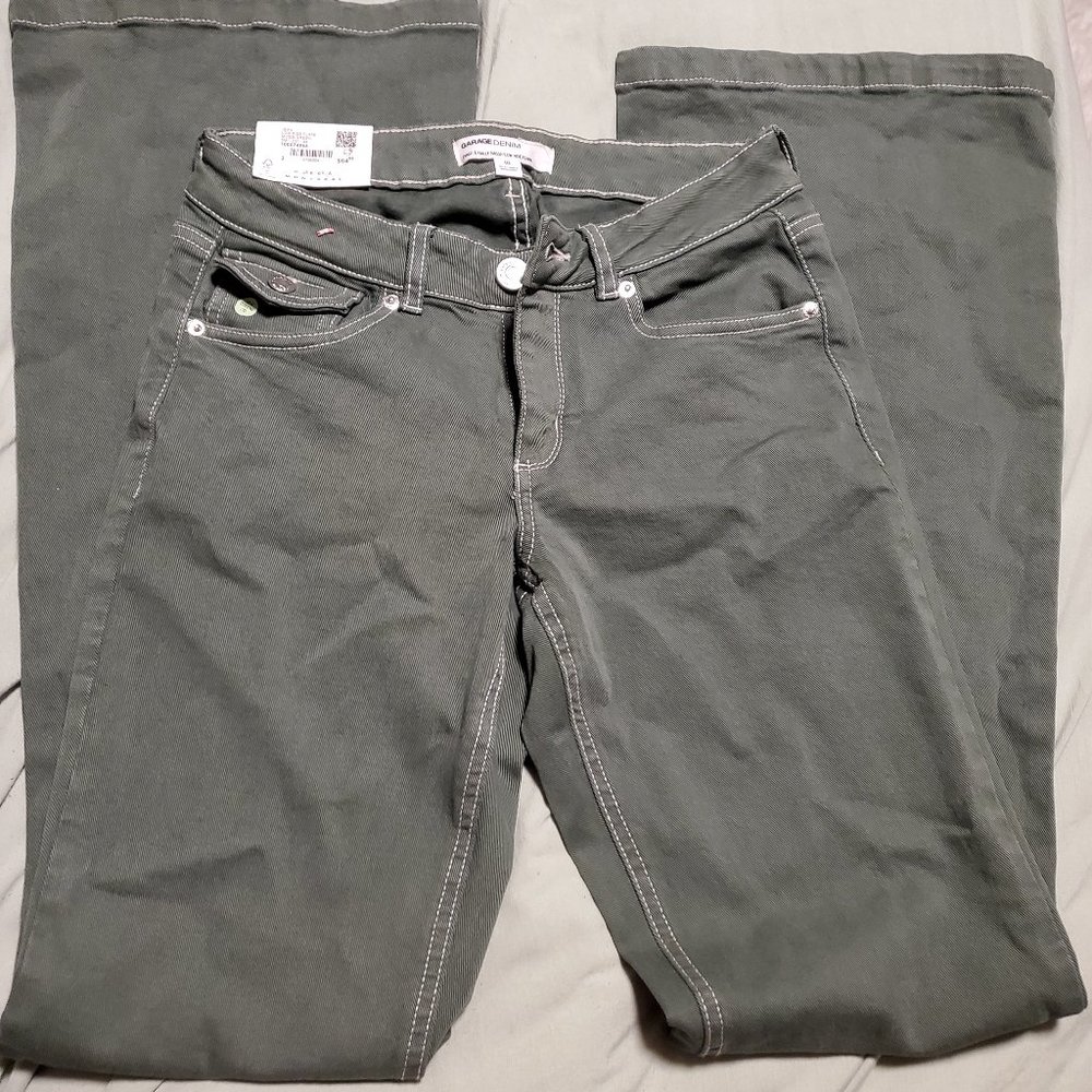 Garage low rise flare jeans